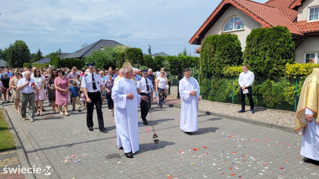 Procesja Bożego Ciała w Przechowie