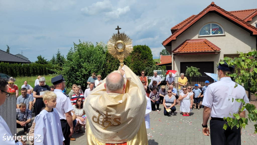 Procesja Bożego Ciała w Przechowie