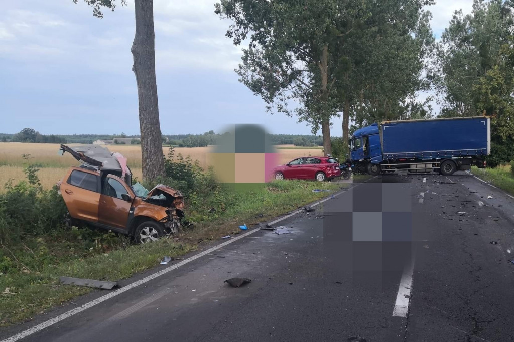 Czołowe zderzenie we Franciszkowie. Nie żyje kierowca