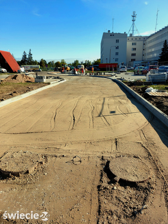 Dodatkowy parking przy Nowym Szpitalu w Świeciu
