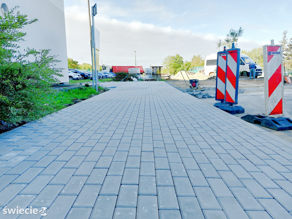 Dodatkowy parking przy Nowym Szpitalu w Świeciu