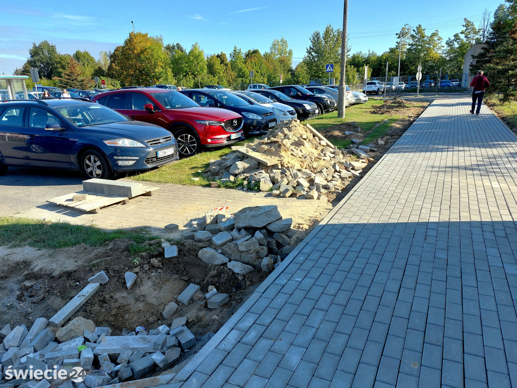 Dodatkowy parking przy Nowym Szpitalu w Świeciu