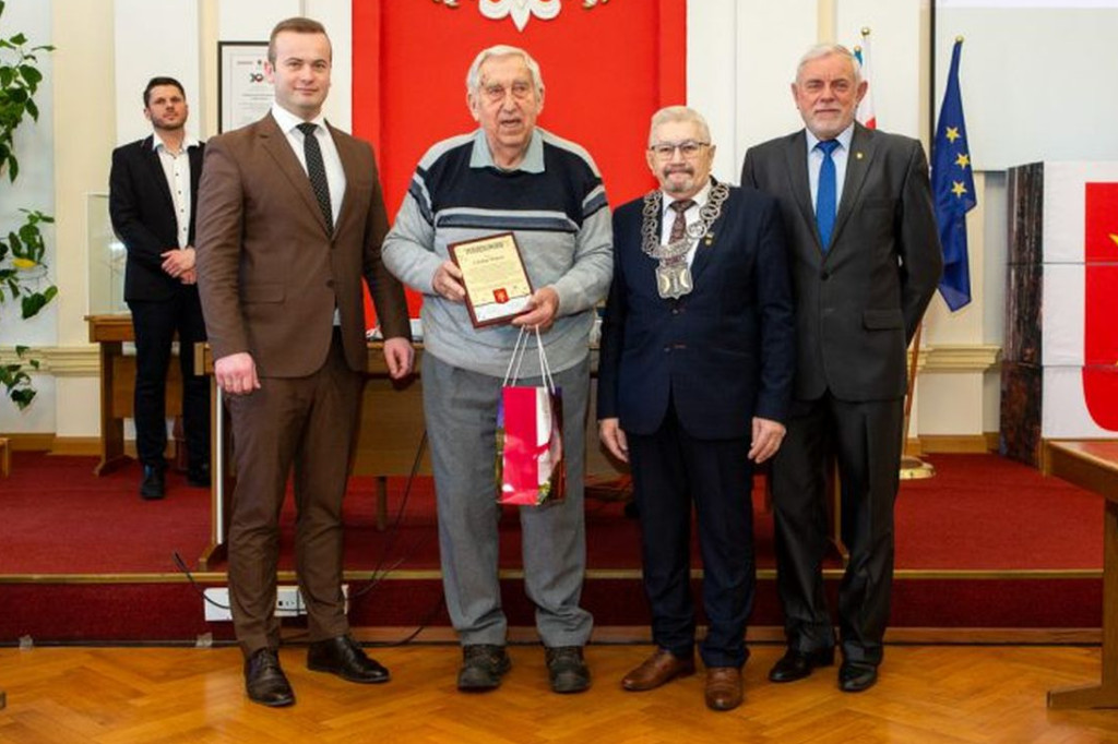 Burmistrz podziękował Czesławowi Wejnerowi
