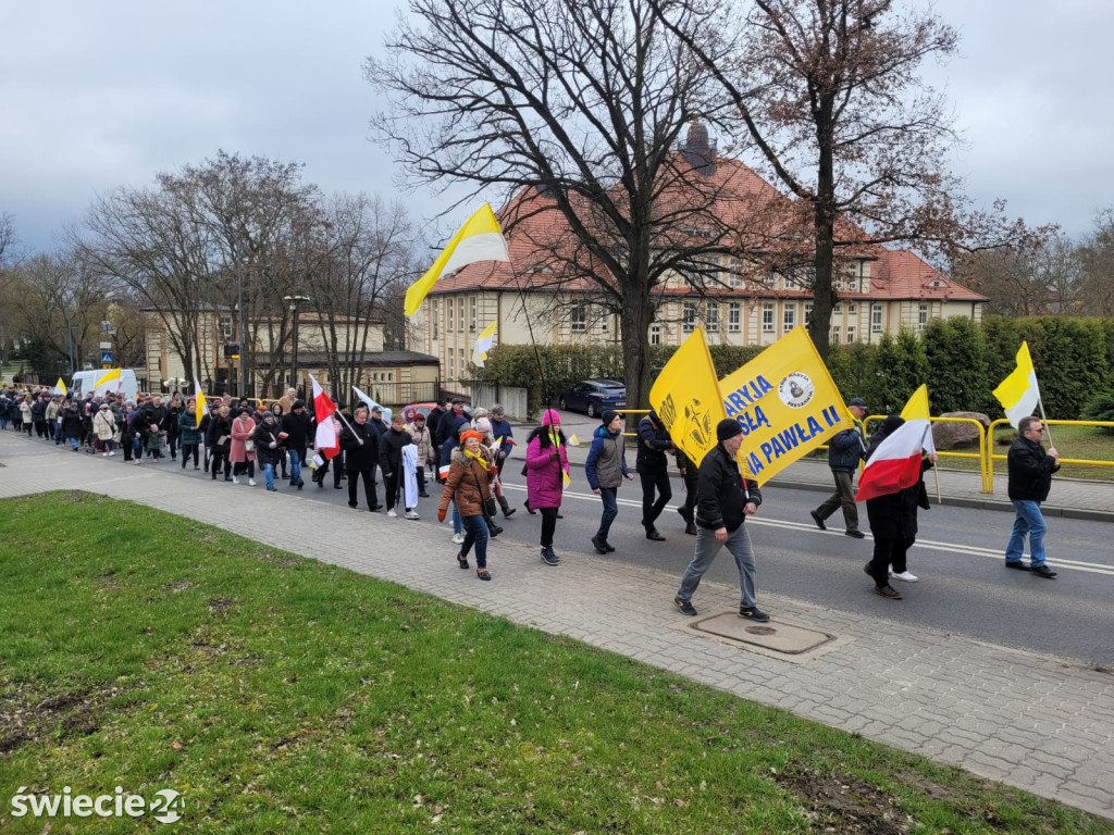 Marsz w intencji obrony czci Jana Pawła II