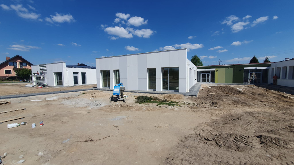 Przebudowa budynku gimnazjum w Laskowicach