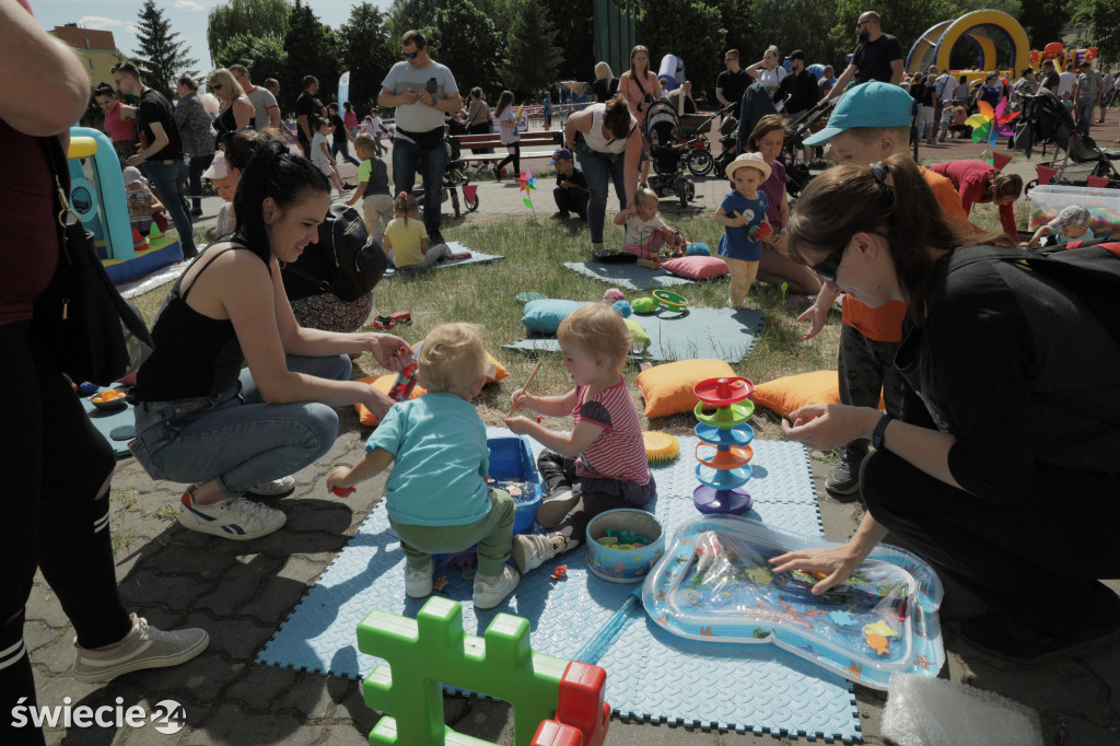 Piknik z okazji Dnia Dziecka w Świeciu