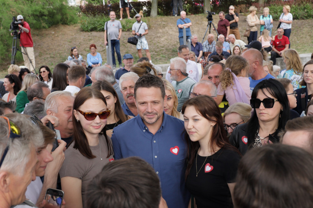 Każdy chciał zdjęcie z Rafałem Trzaskowskim
