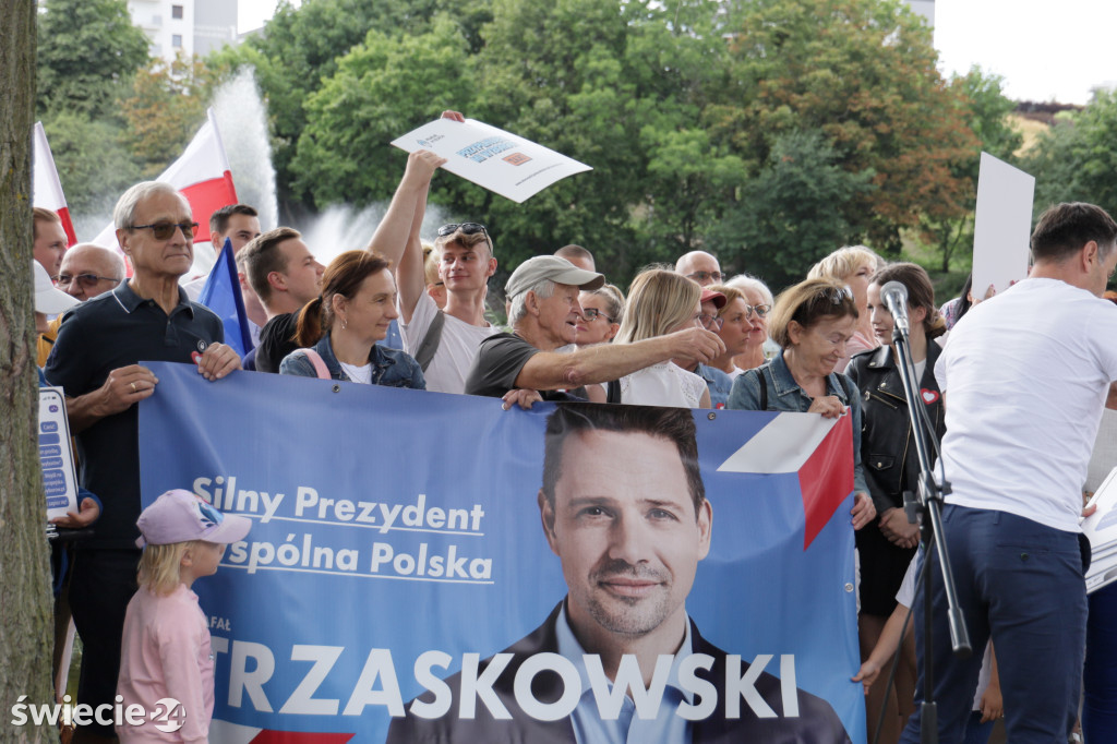 Każdy chciał zdjęcie z Rafałem Trzaskowskim