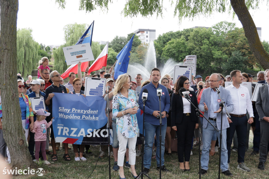 Każdy chciał zdjęcie z Rafałem Trzaskowskim