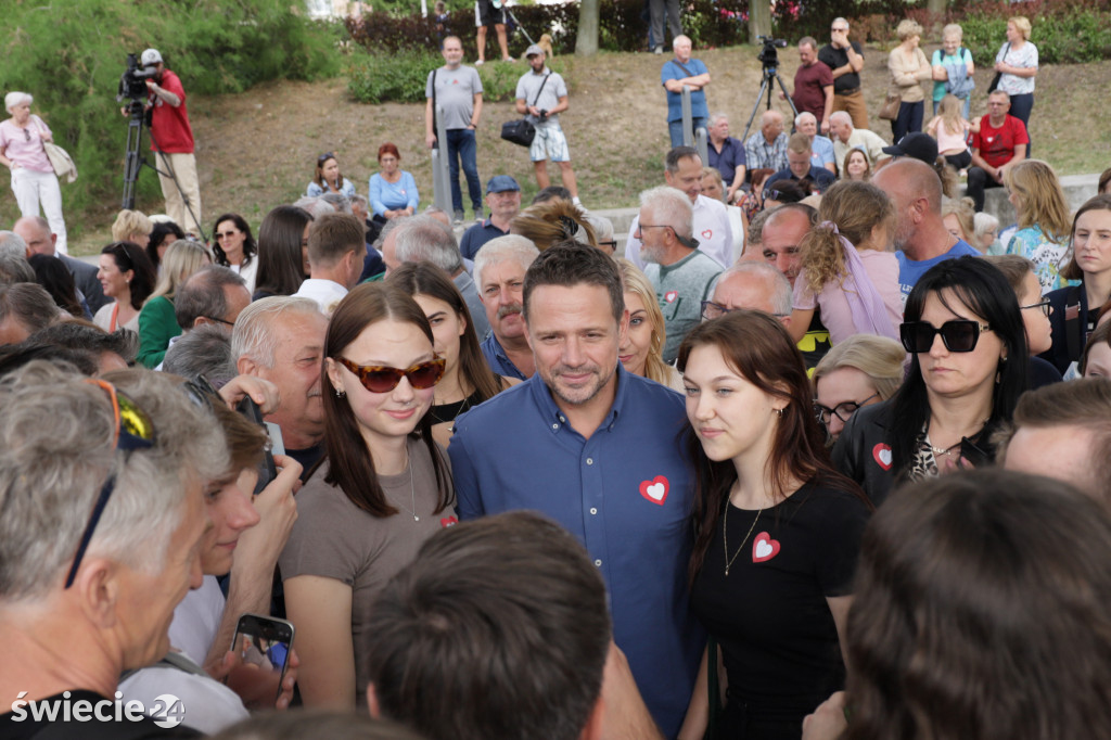 Każdy chciał zdjęcie z Rafałem Trzaskowskim