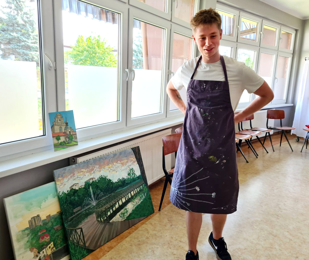 Trwa plener malarski „Świecie na portrecie”