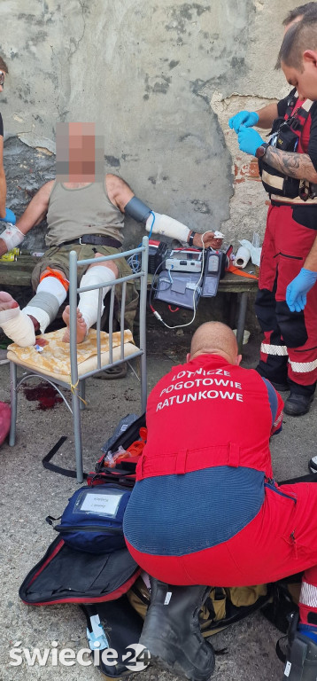 Akcja strażaków w Wielkim Stwolnie