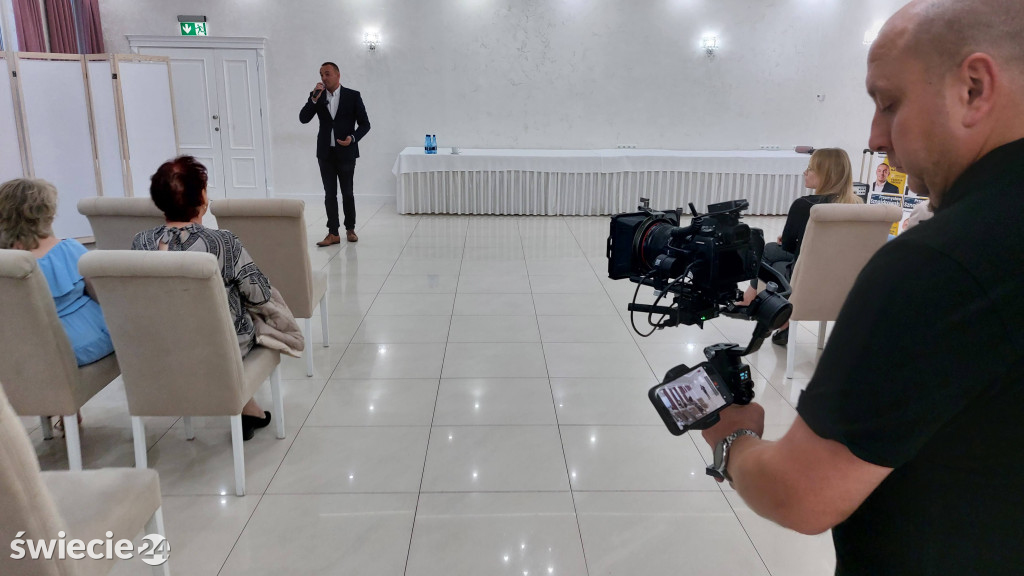 Spotkanie wyborcze Przemysława Sznajdrowskiego