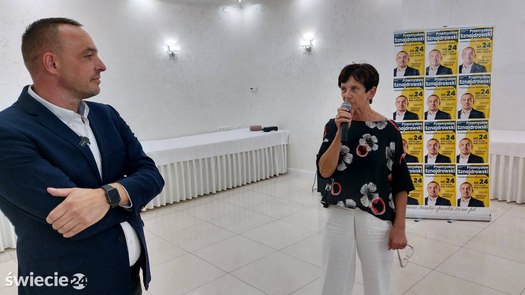 Spotkanie wyborcze Przemysława Sznajdrowskiego