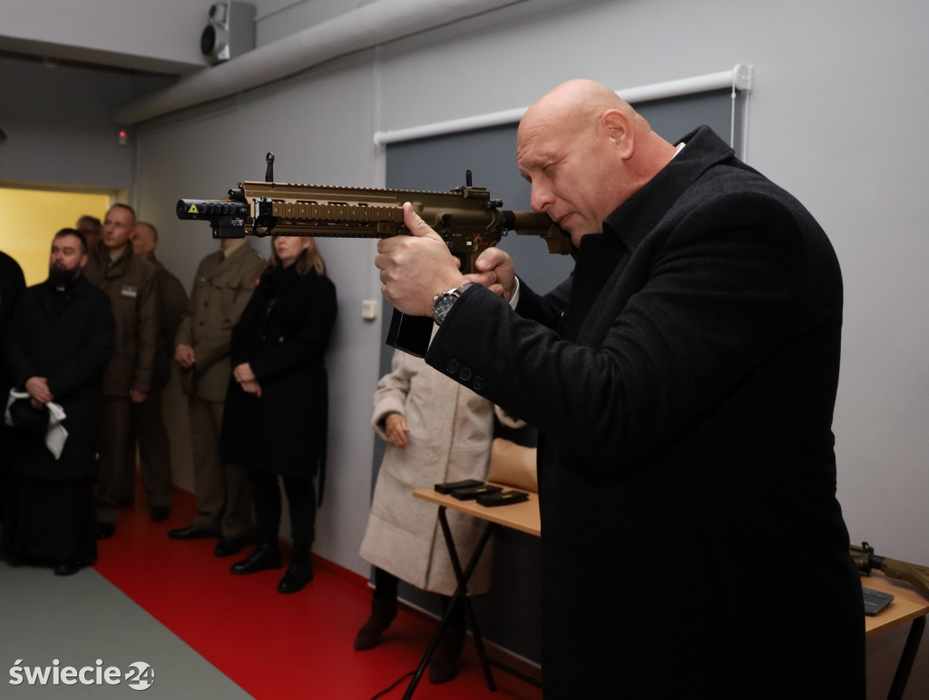 Wirtualna strzelnica w ZSP już działa