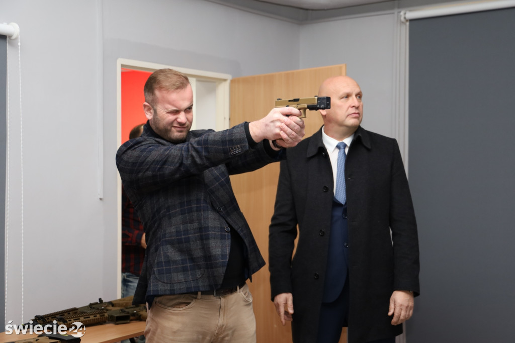Wirtualna strzelnica w ZSP już działa