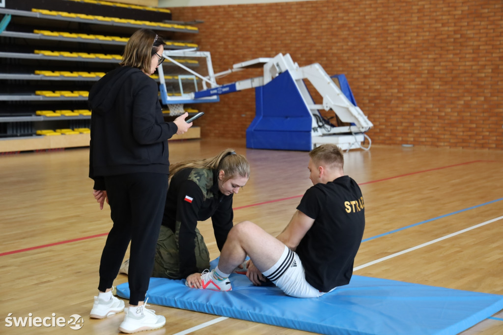 Test policjanta w Świeciu