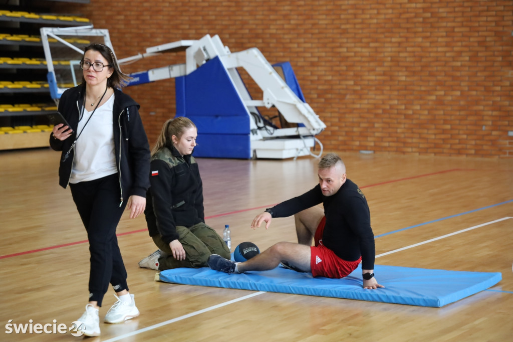 Test policjanta w Świeciu