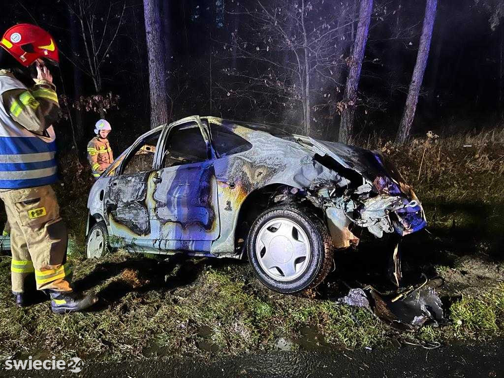 Zderzenie trzech pojazdów w Werach