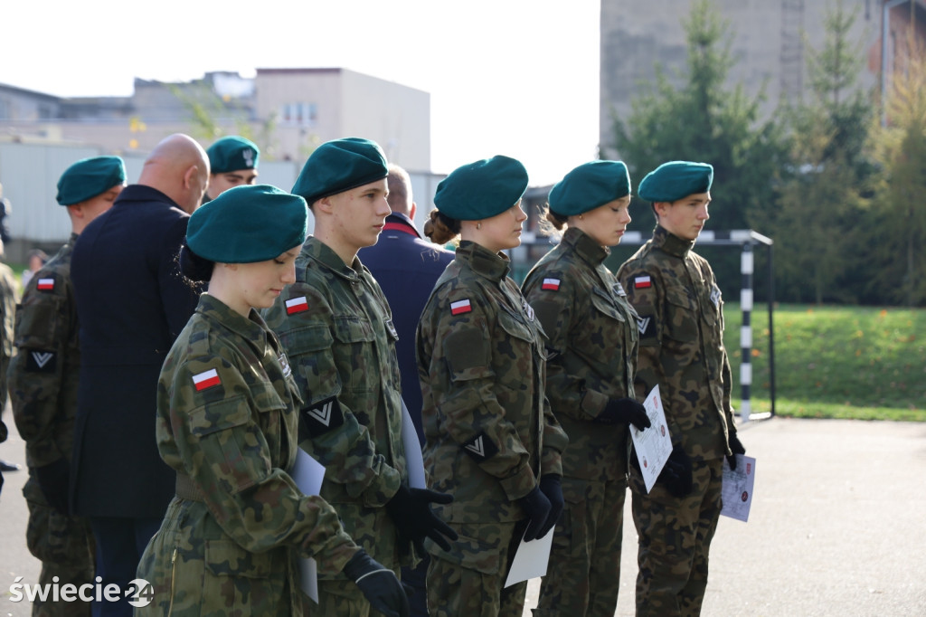 Mundurówka w ZSP w Świeciu