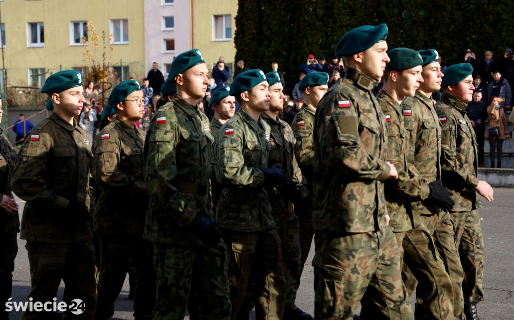 Mundurówka w ZSP w Świeciu