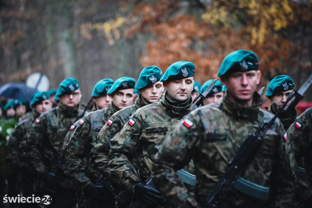 Pogrzeb szczątków żołnierzy Wojska Polskiego