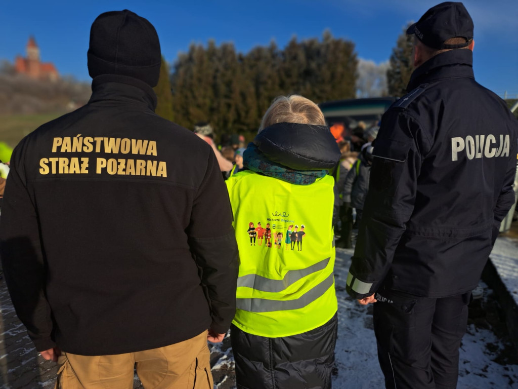 Akcja strażaków na załamanym lodzie
