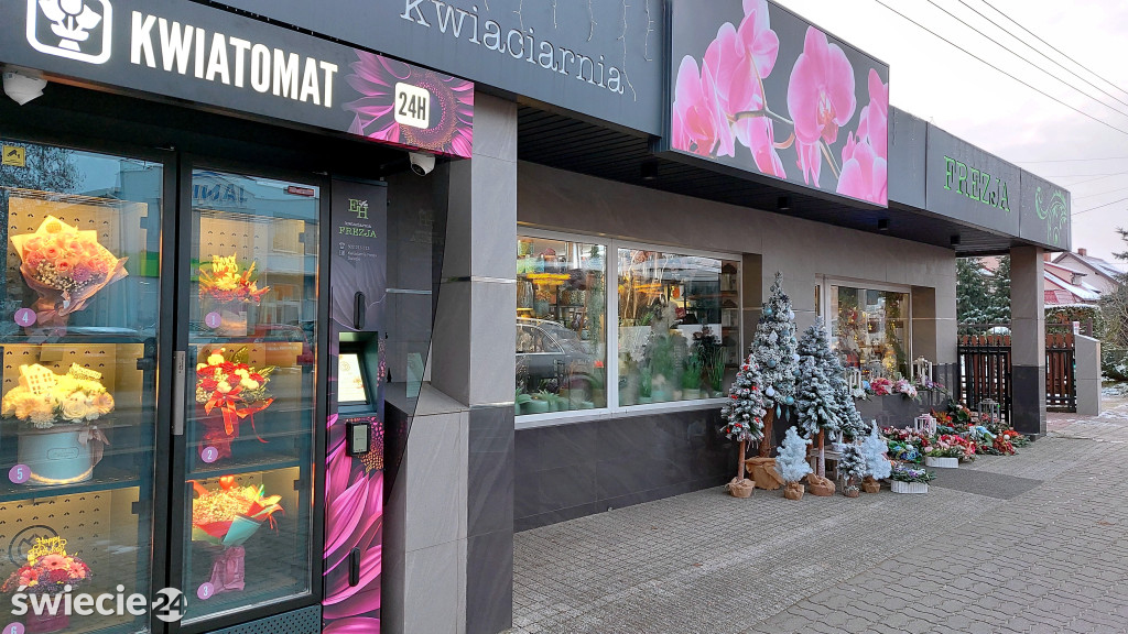 Pierwszy kwiatomat w Świeciu