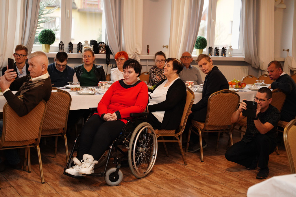 Wigilia Warsztatów Terapii Zajęciowej w Świeciu
