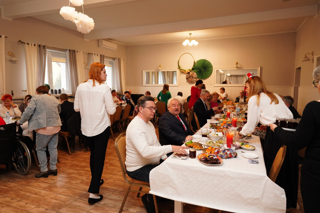 Wigilia Warsztatów Terapii Zajęciowej w Świeciu