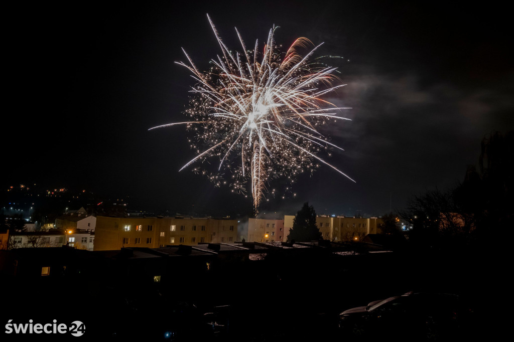 Sylwester 2023 - fajerwerki nad Mariankami