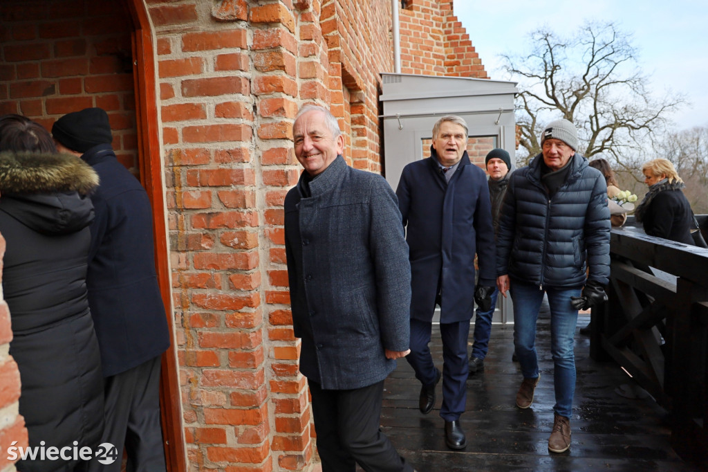 Otwarcie zamku w Świeciu po remoncie