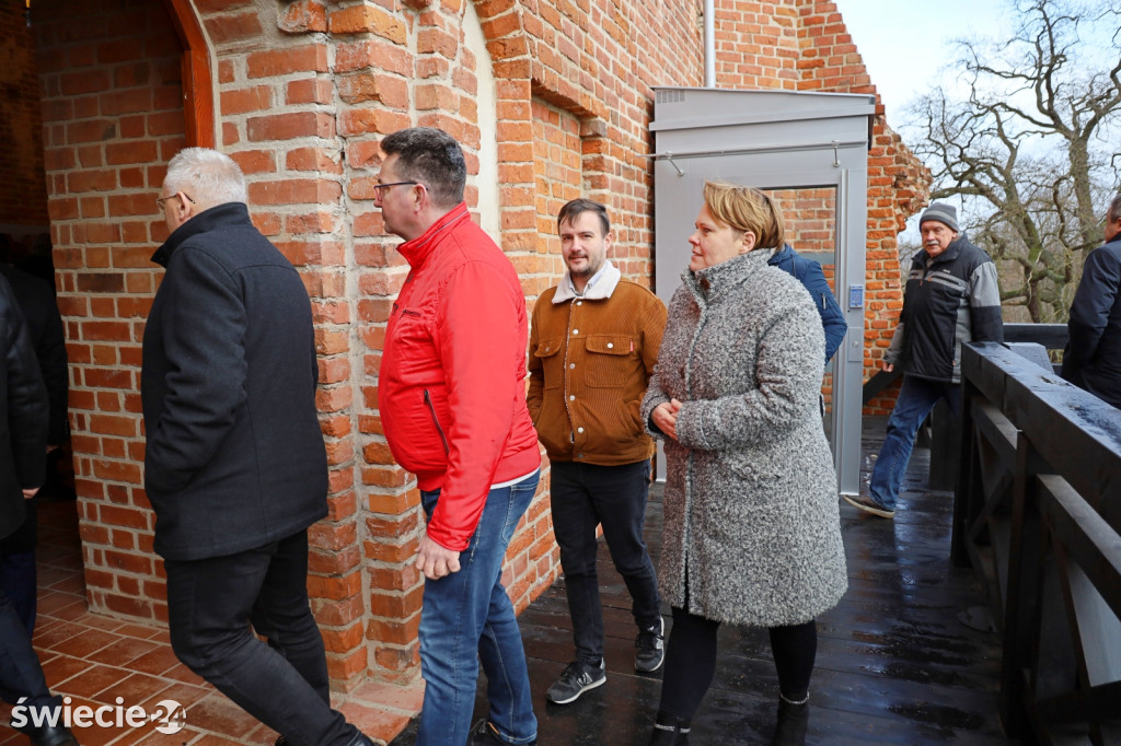 Otwarcie zamku w Świeciu po remoncie