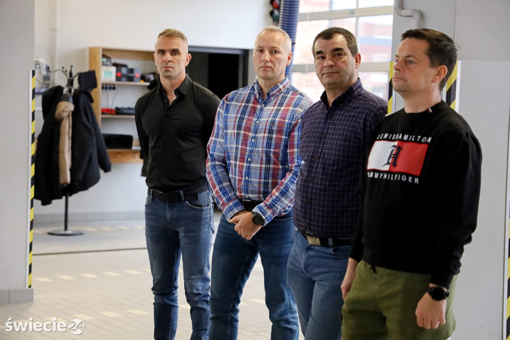 Pożegnanie zastępcy komendanta strażaków w Świeciu
