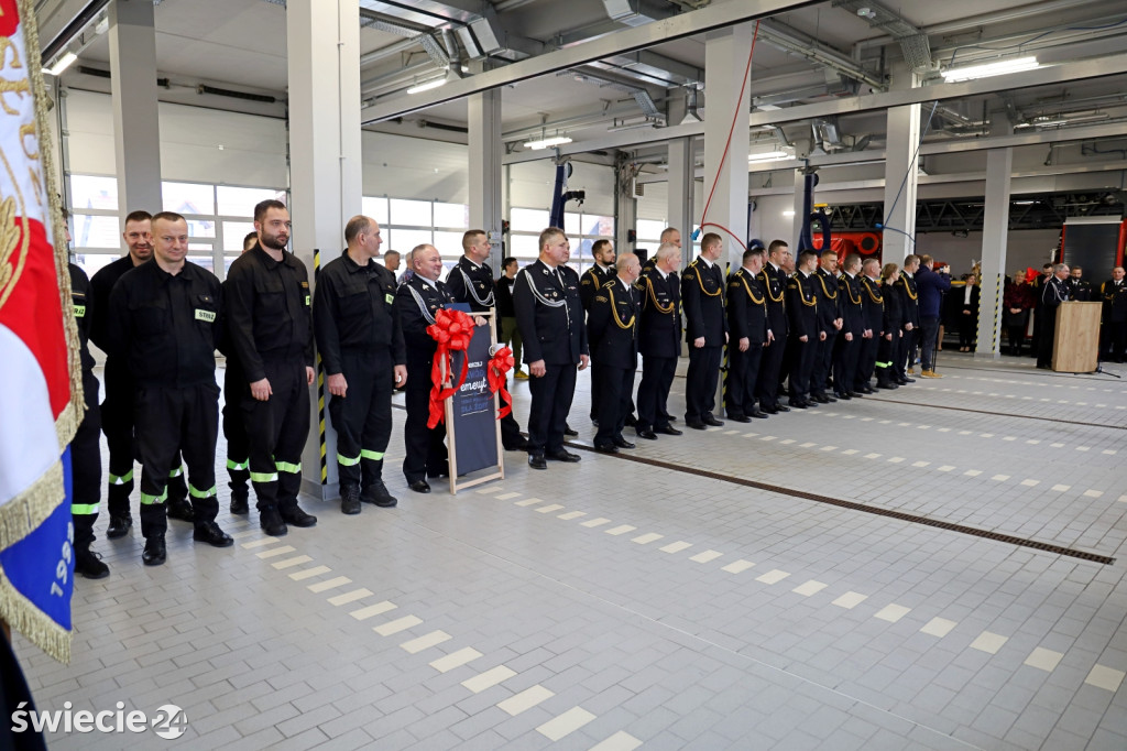 Pożegnanie zastępcy komendanta strażaków w Świeciu