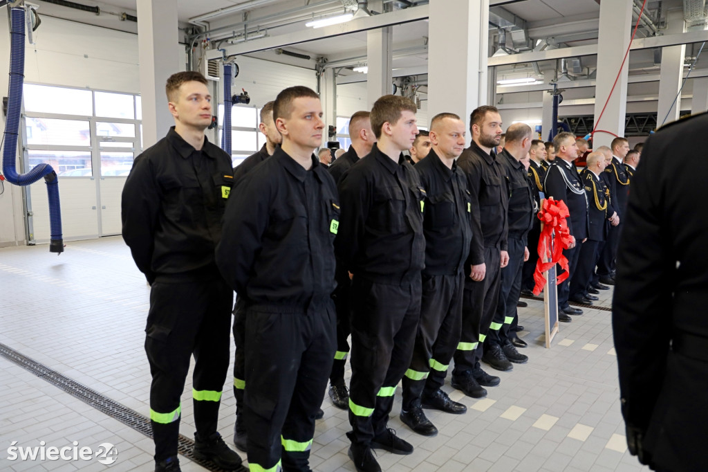 Pożegnanie zastępcy komendanta strażaków w Świeciu