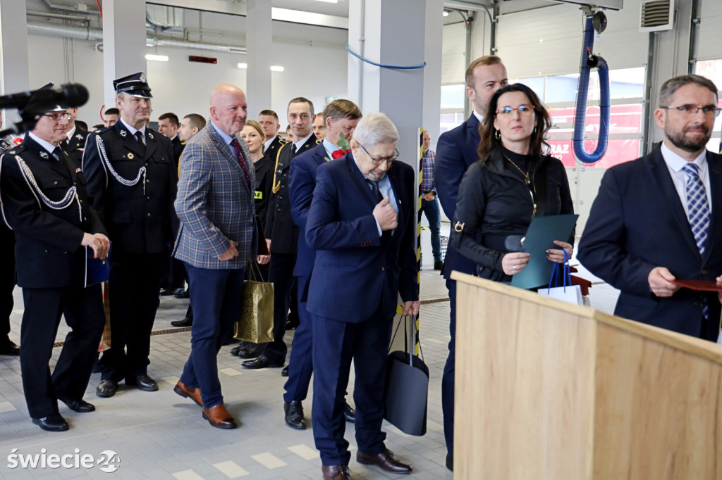 Pożegnanie zastępcy komendanta strażaków w Świeciu