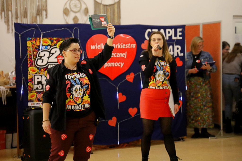 Biblioteka zagrała z WOŚP w Czaplach