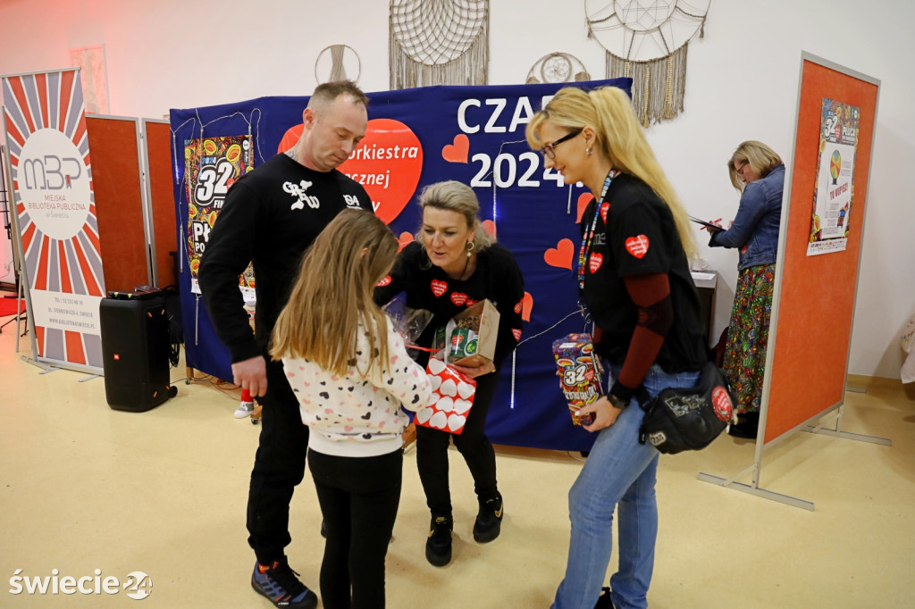 Biblioteka zagrała z WOŚP w Czaplach