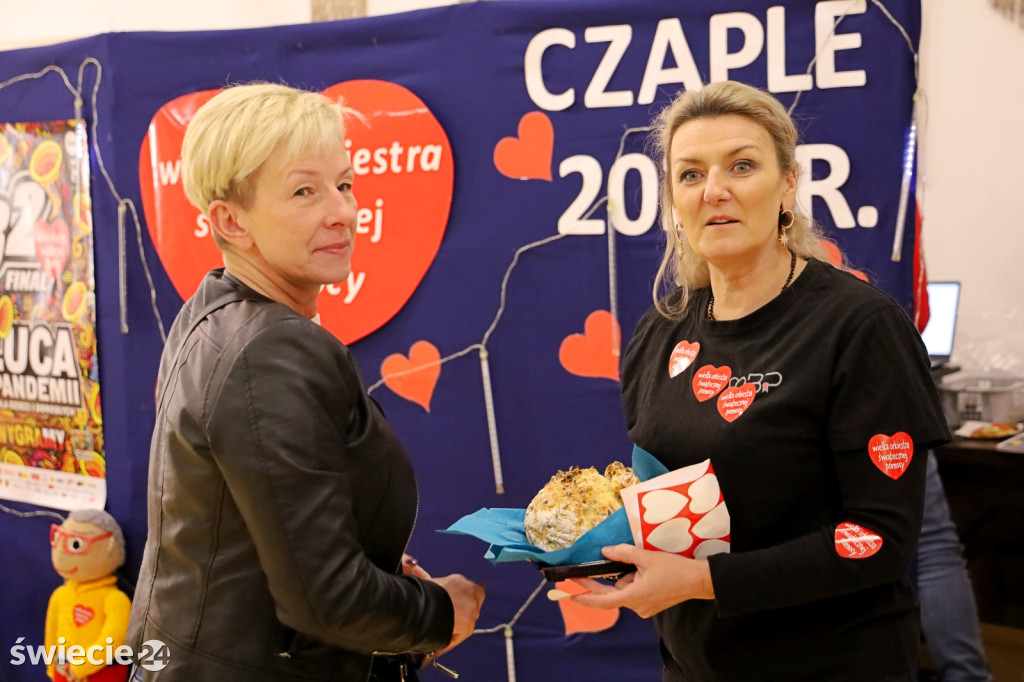 Biblioteka zagrała z WOŚP w Czaplach