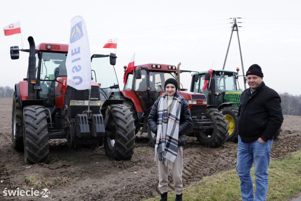 Protest rolników w Przysiersku