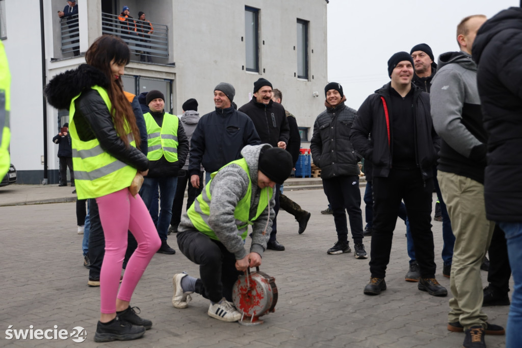 Protest rolników w Przysiersku