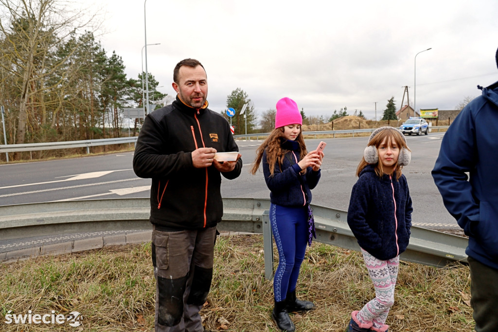 Protest — do Świecia wjechało 400 traktorów
