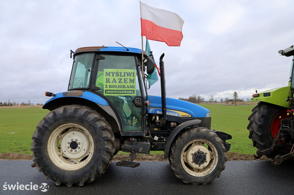 Rolnicy i myśliwi solidarni w Warlubiu