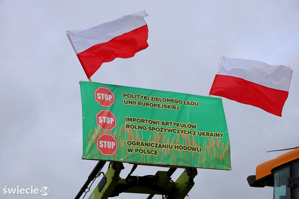 Rolnicy i myśliwi solidarni w Warlubiu