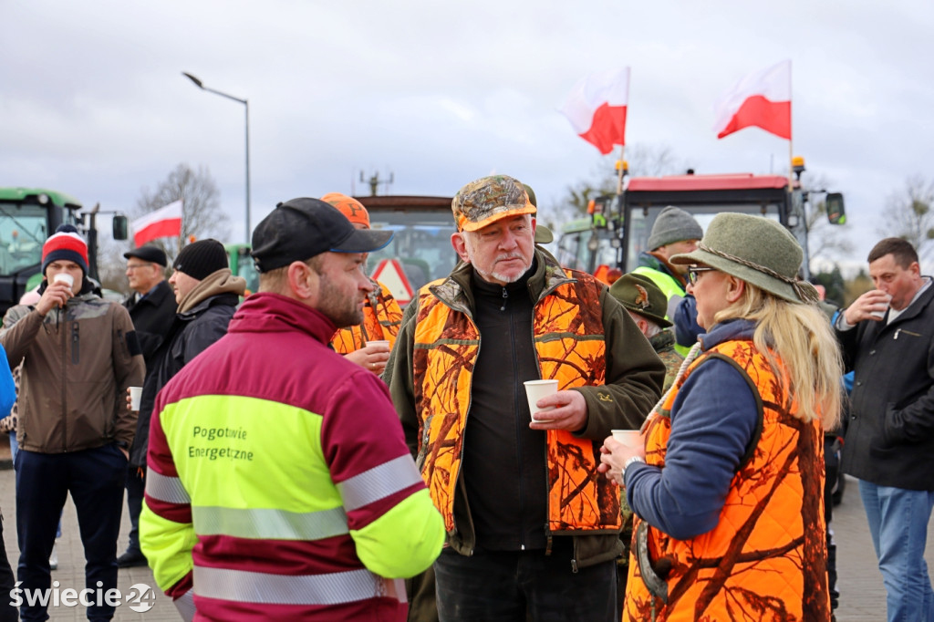 Rolnicy i myśliwi solidarni w Warlubiu