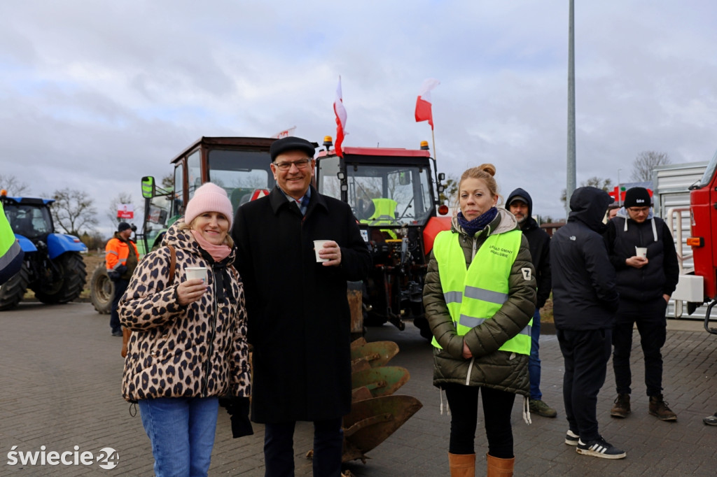 Rolnicy i myśliwi solidarni w Warlubiu