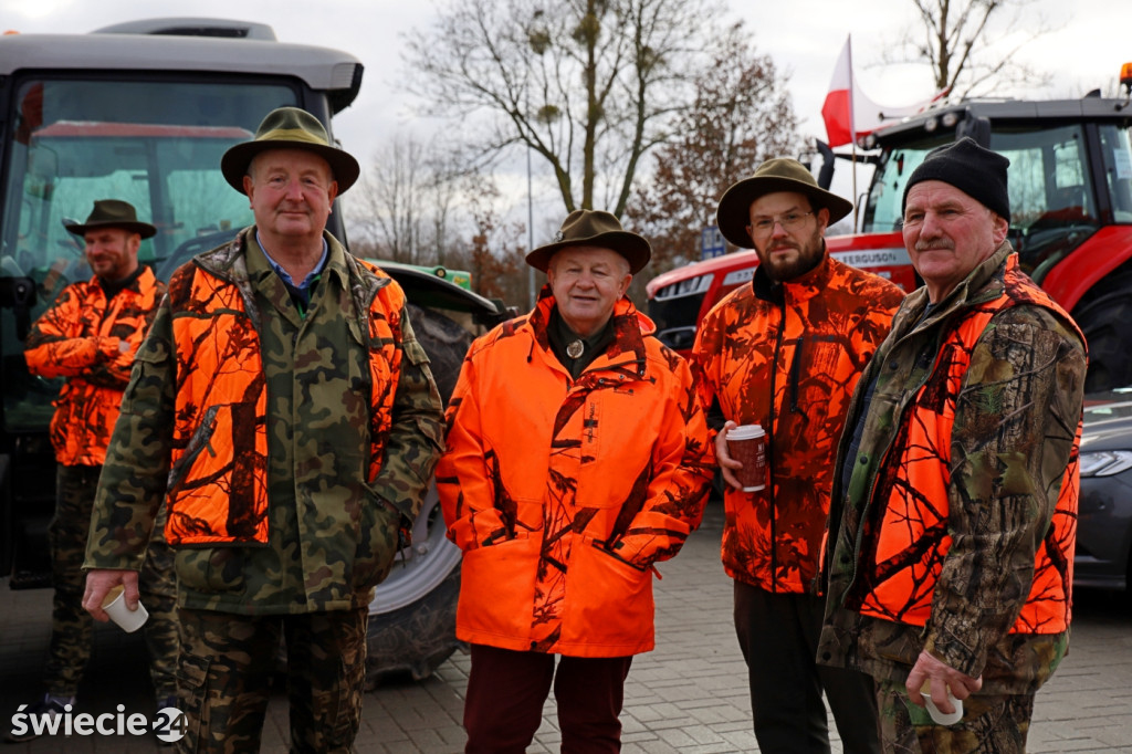 Rolnicy i myśliwi solidarni w Warlubiu