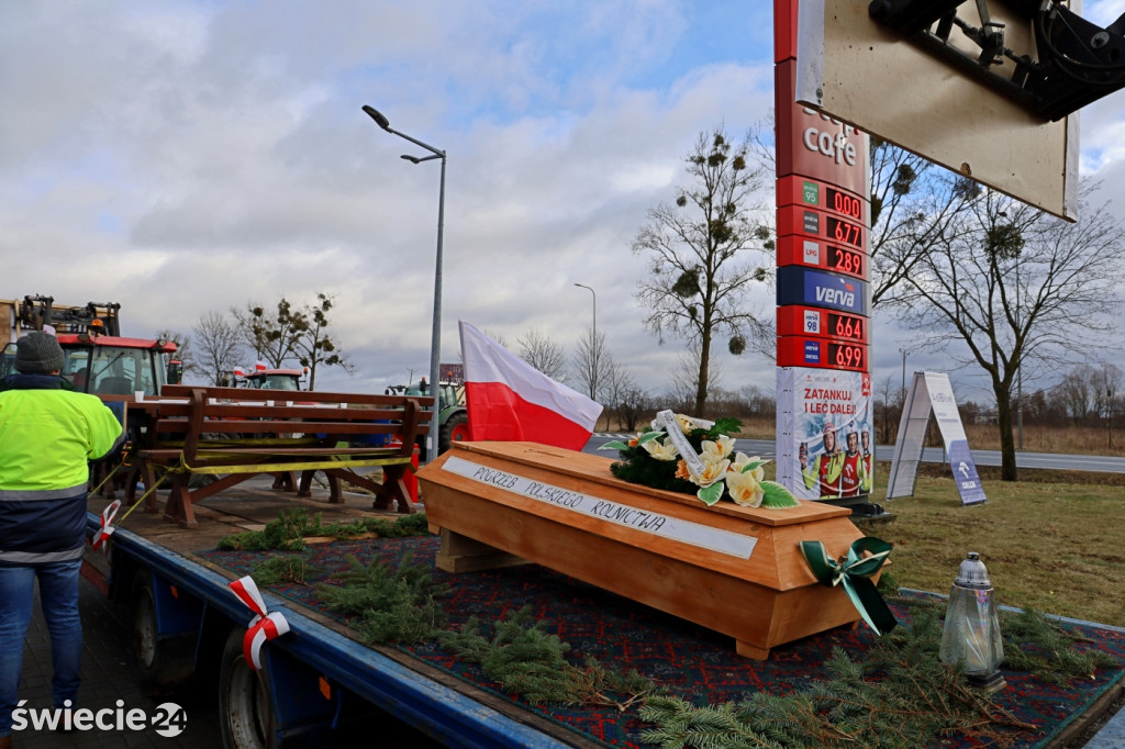 Rolnicy i myśliwi solidarni w Warlubiu