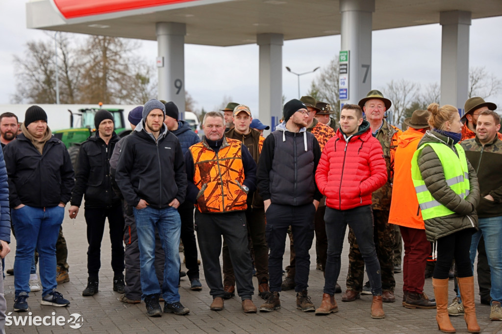Rolnicy i myśliwi solidarni w Warlubiu